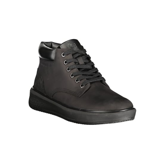 Lumberjack Schwarze Leder Herren Sneaker - Image 2