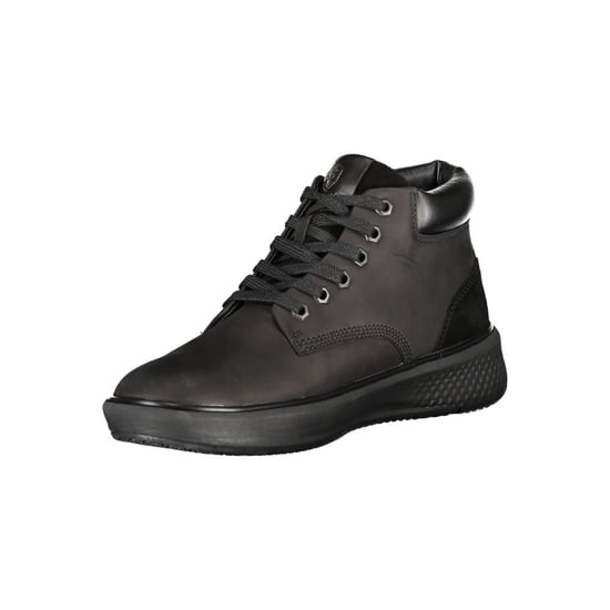 Lumberjack Schwarze Leder Herren Sneaker - Image 3