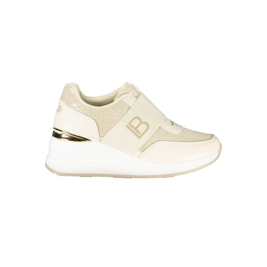 Laura Biagiotti Beige Polyurethan Damen Sneaker - Image 1