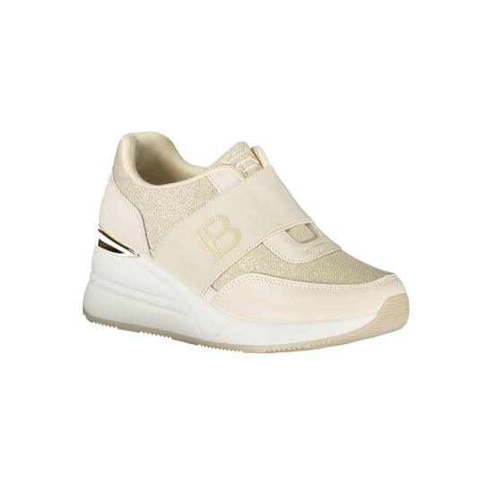 Laura Biagiotti Beige Polyurethan Damen Sneaker - Image 2