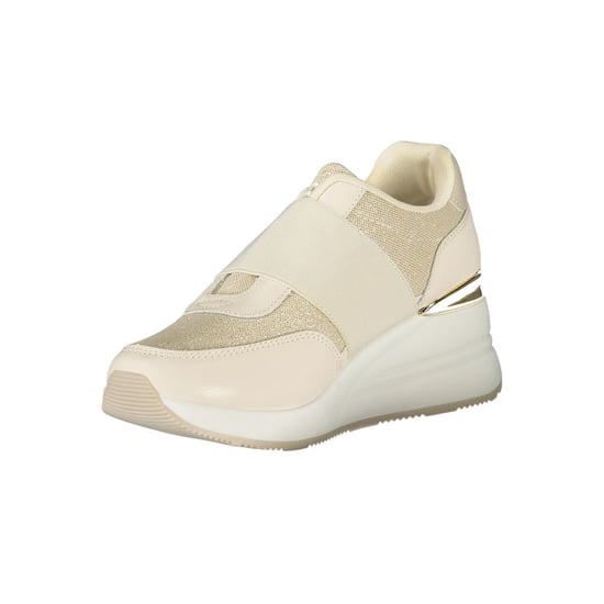 Laura Biagiotti Beige Polyurethan Damen Sneaker - Image 3