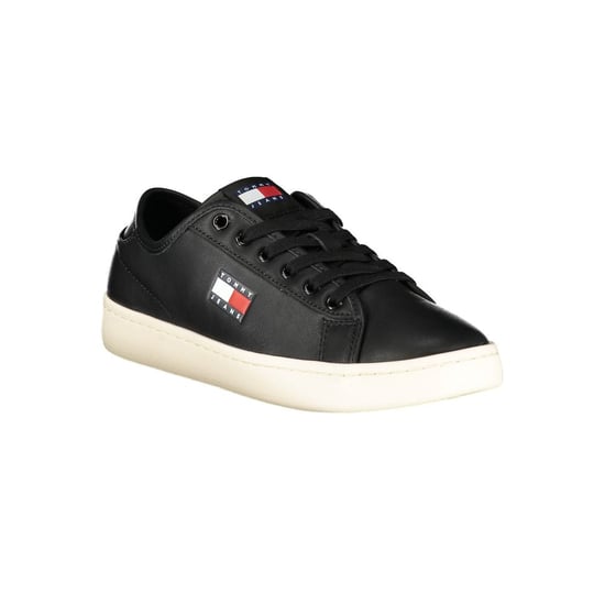 Tommy Hilfiger Schwarze Polyurethan Damen Sneakers - Image 2