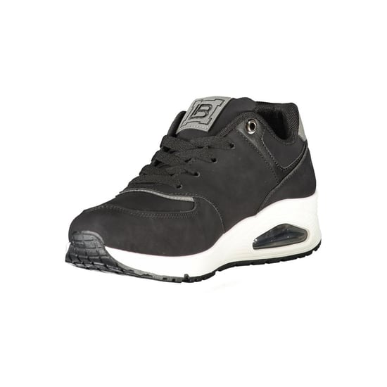 Laura Biagiotti Schwarze Polyurethan Damen Sneaker - Image 3