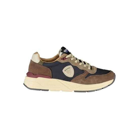 Blauer Blue Polyurethan Herren Sneaker - Image 1