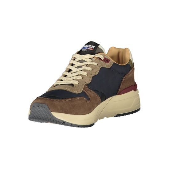 Blauer Blue Polyurethan Herren Sneaker - Image 3