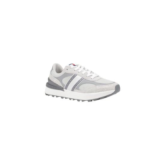 Tommy Hilfiger Jeans Graue Wildleder-Leder Sportlichen Sneakers - Image 2