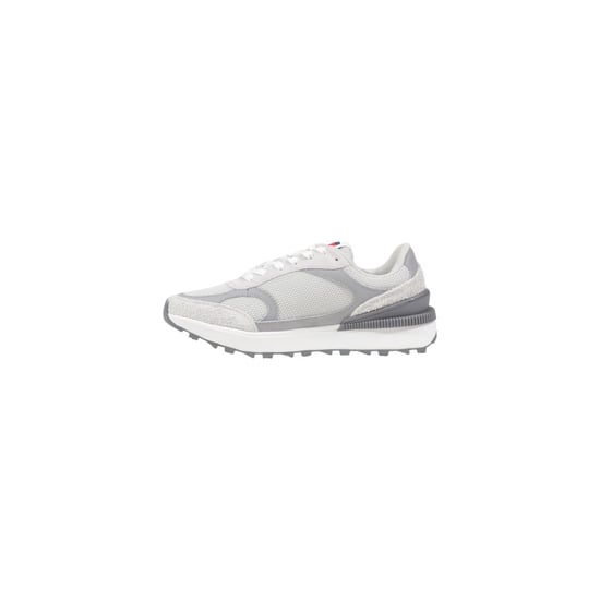 Tommy Hilfiger Jeans Graue Wildleder-Leder Sportlichen Sneakers - Image 3