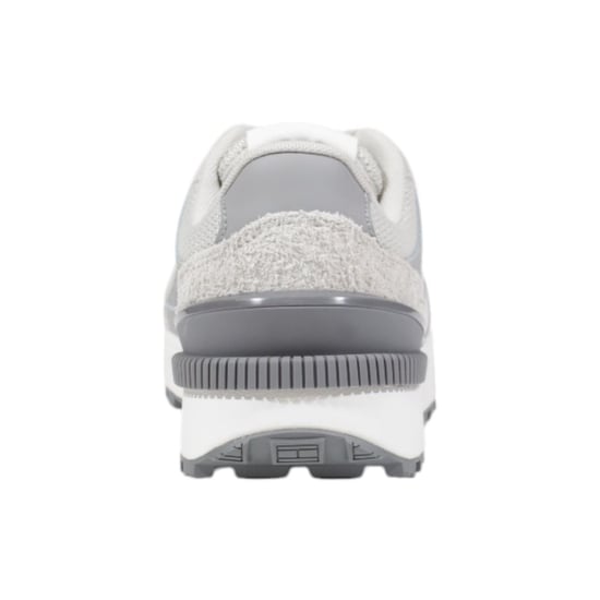 Tommy Hilfiger Jeans Graue Wildleder-Leder Sportlichen Sneakers - Image 4