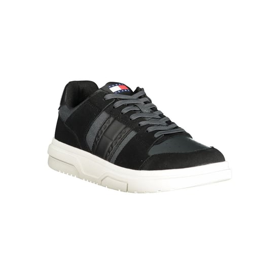 Tommy Hilfiger Schwarze Leder Herrensneaker - Image 2