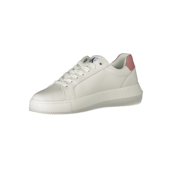Calvin Klein Weiße Leder Damen Sneaker - Image 3
