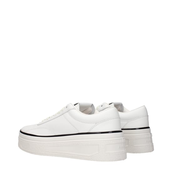 Jil Sander Weiße Leder Plateausneaker - Image 4