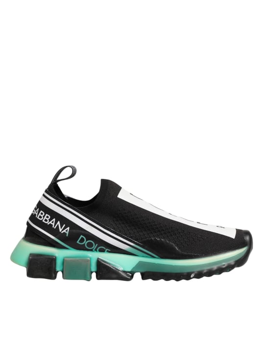 Dolce & Gabbana Schwarze Slip-On Sorrento Herren Sneaker Schuhe - Image 2