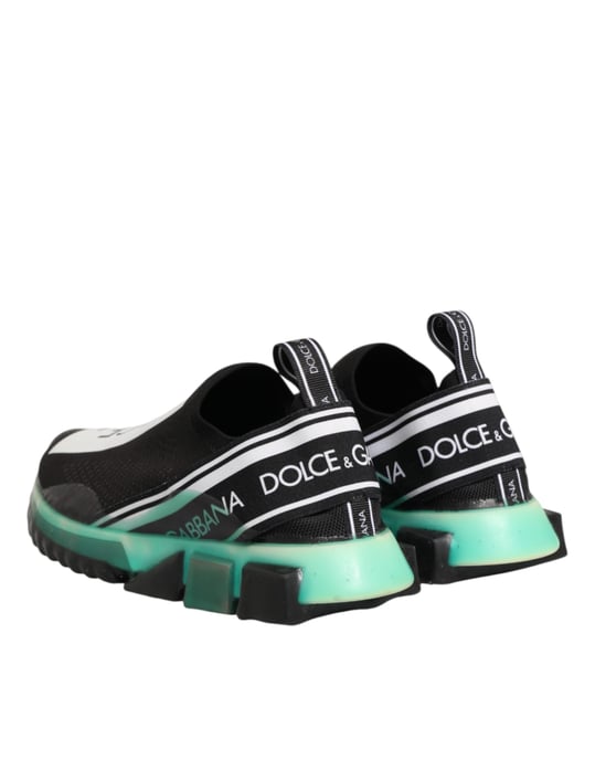 Dolce & Gabbana Schwarze Slip-On Sorrento Herren Sneaker Schuhe - Image 6