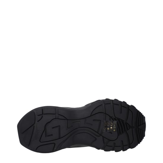 Versace Schwarze Stoff-Athletik-Sneaker - Image 5