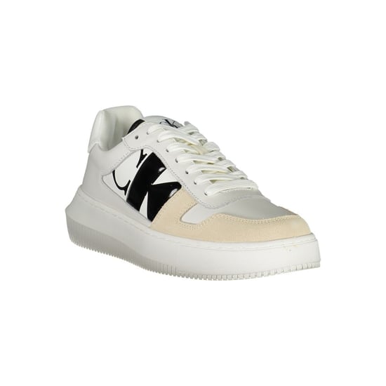 Calvin Klein Elegante Weiße Schnürsneaker mit Kontrastdetails - Image 2