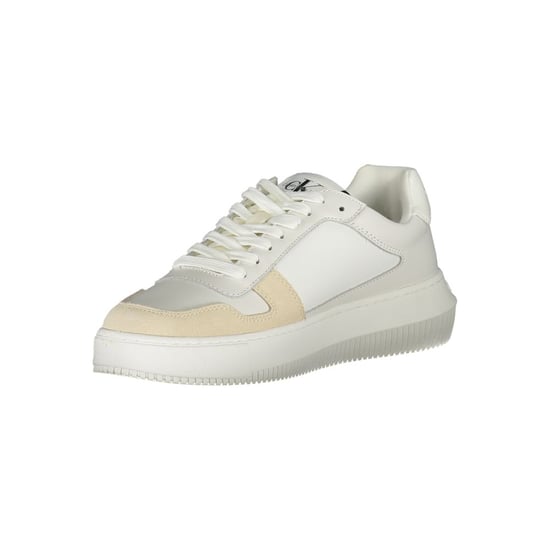 Calvin Klein Elegante Weiße Schnürsneaker mit Kontrastdetails - Image 3