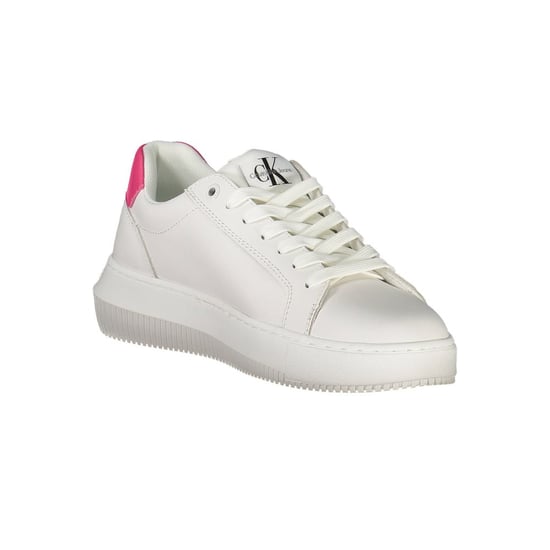 Calvin Klein Weiße Leder Damen Sneaker - Image 2