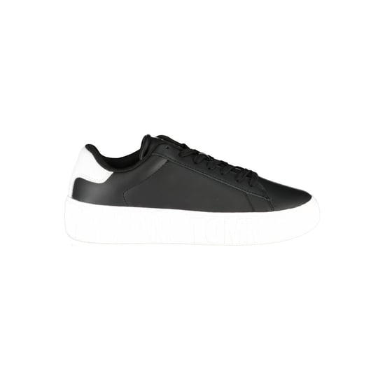 Tommy Hilfiger Schwarze Polyurethan Herren Sneaker - Image 1
