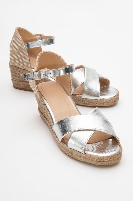 Miria Leder Plateau Espadrille (Damen) - Image 2