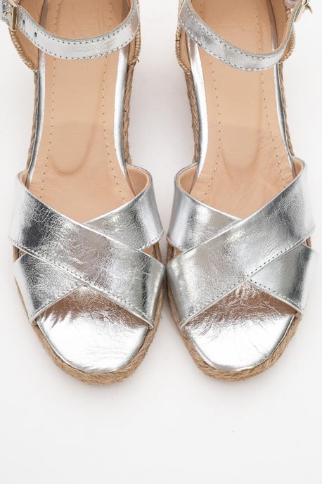 Miria Leder Plateau Espadrille (Damen) - Image 3