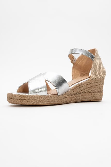 Miria Leder Plateau Espadrille (Damen) - Image 5