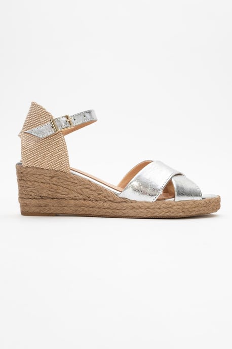 Miria Leder Plateau Espadrille (Damen) - Image 6