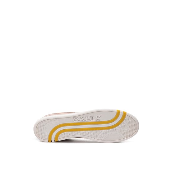 Bally Pink Textile- und Leder-Sneaker mit niedrigem Schnitt - Image 4