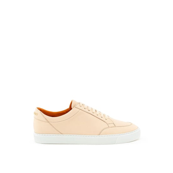 Burberry Pink Leder Low Top Sneakers - Image 1
