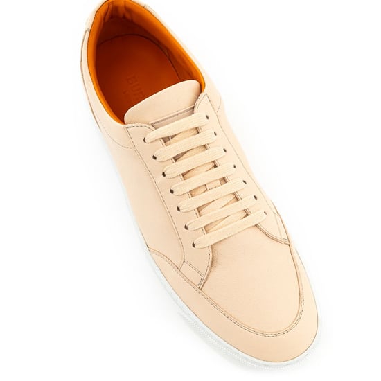 Burberry Pink Leder Low Top Sneakers - Image 4