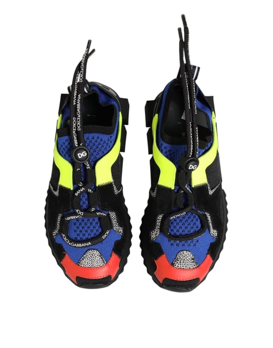 Dolce & Gabbana Mehrfarbige Low Top Sorrento Sneakers Schuhe - Image 4