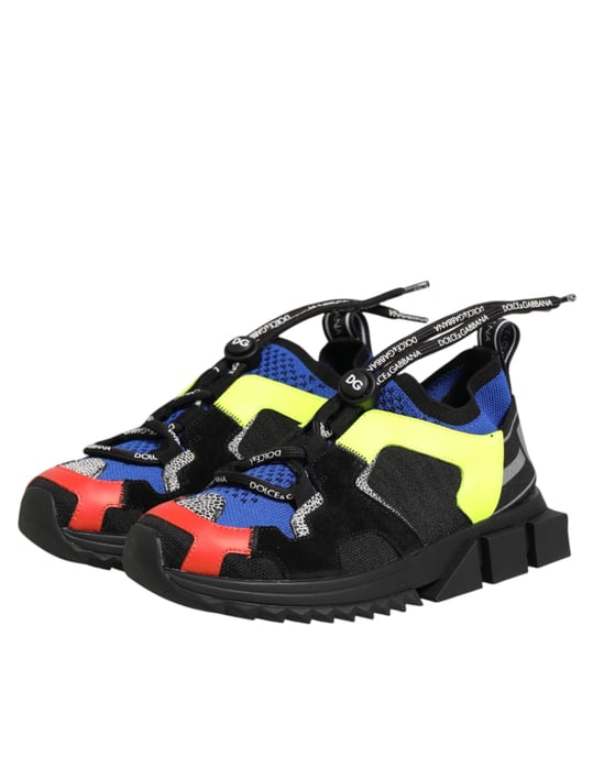 Dolce & Gabbana Mehrfarbige Low Top Sorrento Sneakers Schuhe - Image 5