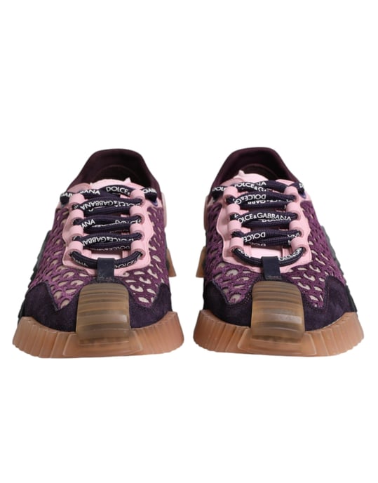 Dolce & Gabbana Mehrfarbige Logo Low Top NS1 Sneakers Schuhe - Image 3