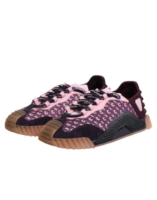 Dolce & Gabbana Mehrfarbige Logo Low Top NS1 Sneakers Schuhe - Image 5