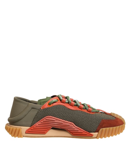Dolce & Gabbana Mehrfarbige Schnürschuhe NS1 Low Top Sneakers - Image 2