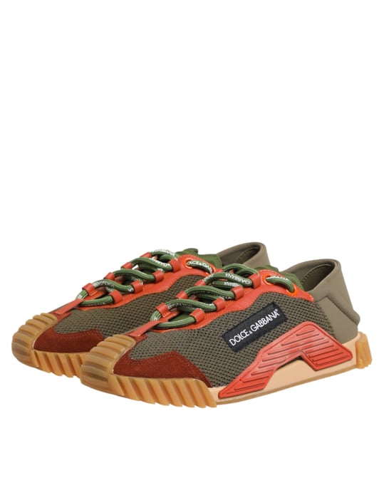 Dolce & Gabbana Mehrfarbige Schnürschuhe NS1 Low Top Sneakers - Image 5