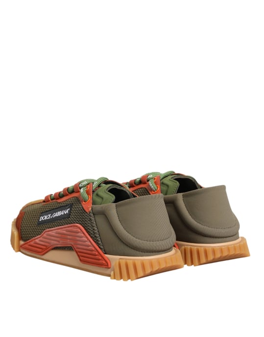 Dolce & Gabbana Mehrfarbige Schnürschuhe NS1 Low Top Sneakers - Image 6