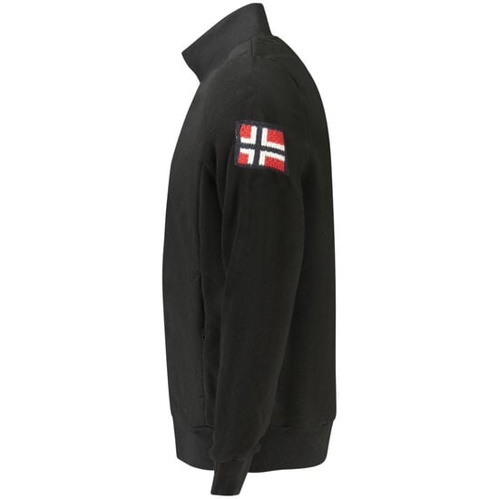 Norwegen 1963 Schwarzes Polyester Herren Sweatshirt - Image 3