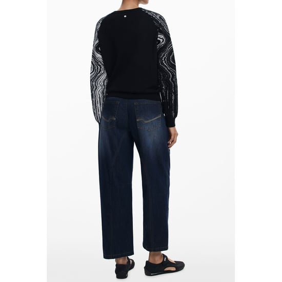 Desigual Schwarzer Polyester Damenpullover - Image 2