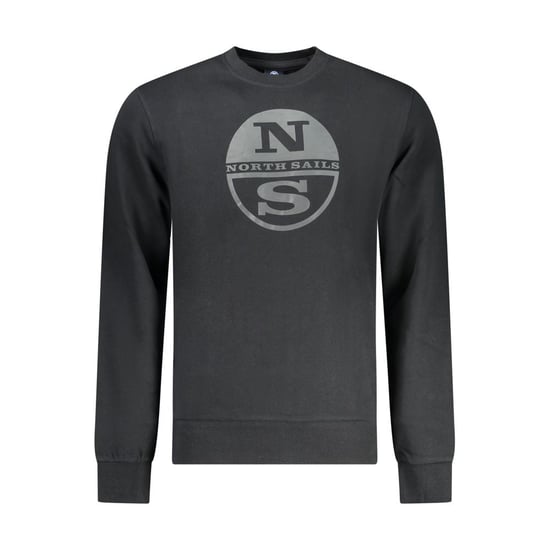 North Sails Schwarzes Baumwoll-Herren-Sweatshirt - Image 1