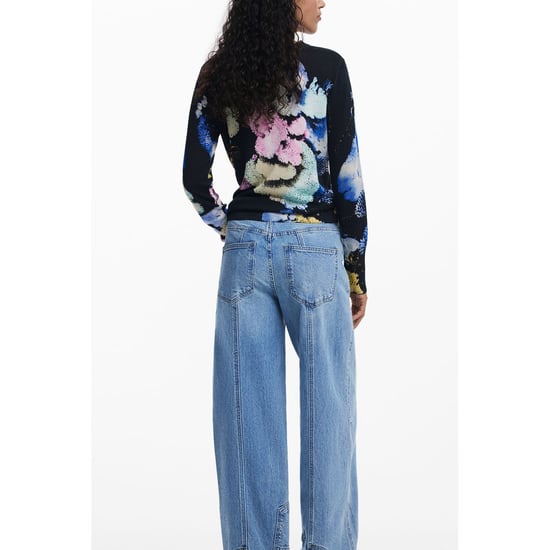 Desigual Nero Viskose Damenjersey - Image 2