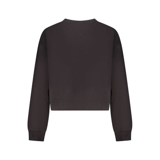 Tommy Hilfiger Schwarzes Baumwoll-Damen-Sweatshirt - Image 2