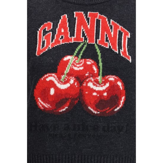 Ganni schwarzes Woll-Sweatshirt - Image 3
