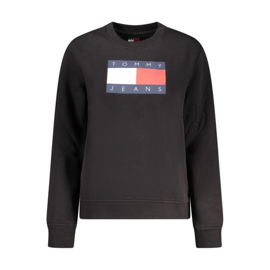 Tommy Hilfiger Schwarzes Baumwoll-Damen-Sweatshirt - Image 1