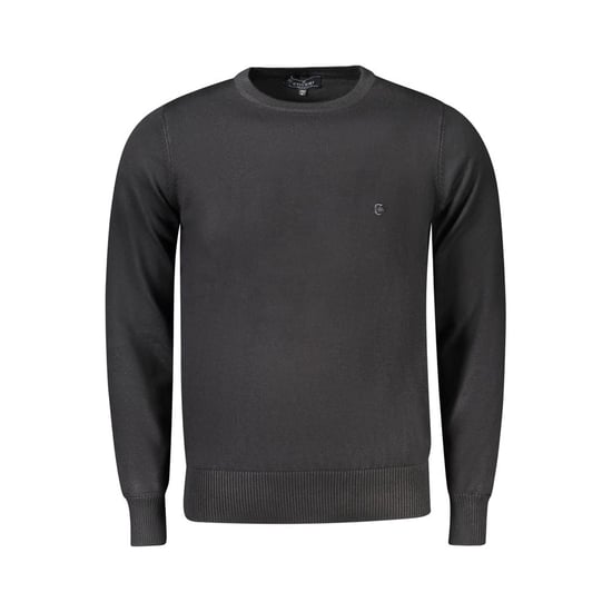 Coveri Moving Schwarzer Viskose Herrenpullover - Image 1