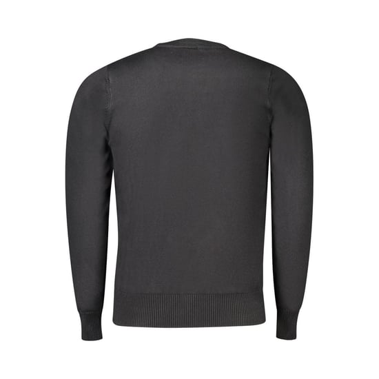 Coveri Moving Schwarzer Viskose Herrenpullover - Image 2