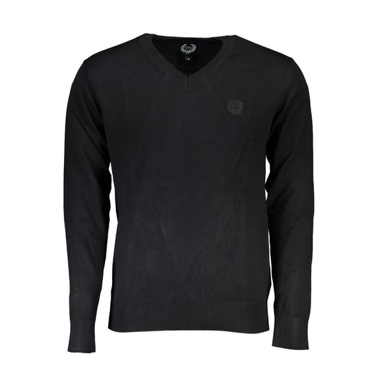 Gianmarco Venturi Schwarzer Viskose Herrenpullover - Image 1