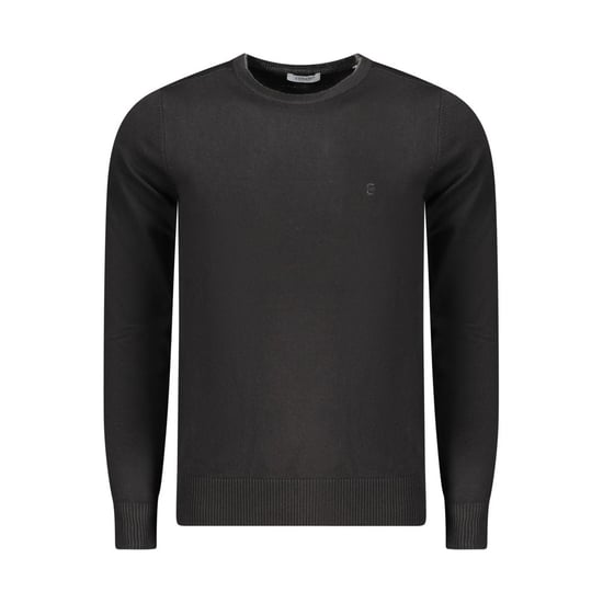 Coveri Moving schwarzer Viskose Herrenpullover - Image 1