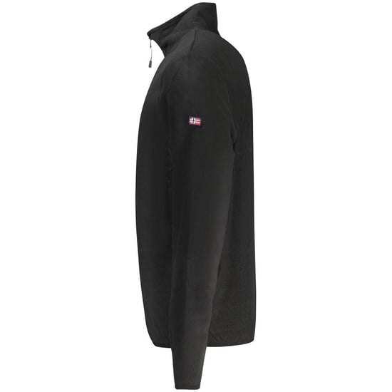 Norwegen 1963 Schwarzes Polyester Männer Sweatshirt - Image 3