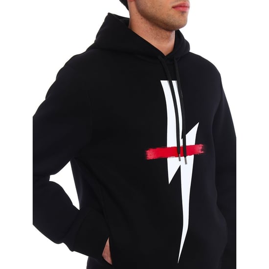 Neil Barrett Schwarzes Baumwoll-Sweatshirt - Image 4