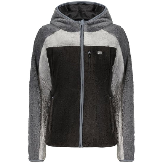 Norwegen 1963 Schwarzes Polyester Damen Sweatshirt mit Kapuze - Image 1